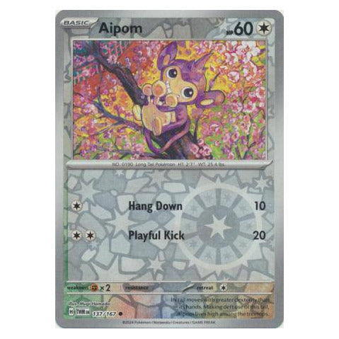 Aipom : TWILIGHT MASQUERADE (Reverse holo) - 137/167