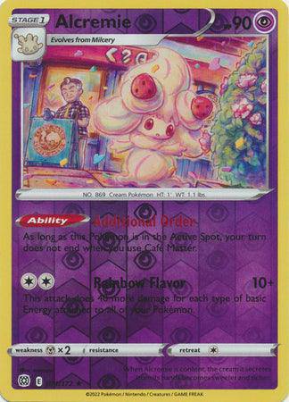 Alcremie : BRILLIANT STARS (Reverse holo) - 071/172