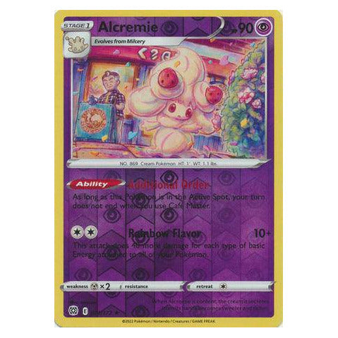 Alcremie : BRILLIANT STARS (Reverse holo) - 071/172