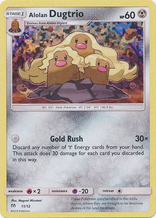 Alolan Dugtrio : MCDONALDS 2019 (Holo) - 11/12 - Lockett Labs UK