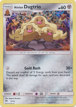 Alolan Dugtrio : MCDONALDS 2019 (Holo) - 11/12