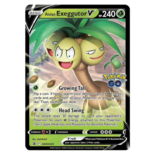 Alolan Exeggutor V : JUMBO PROMO - SWSH225