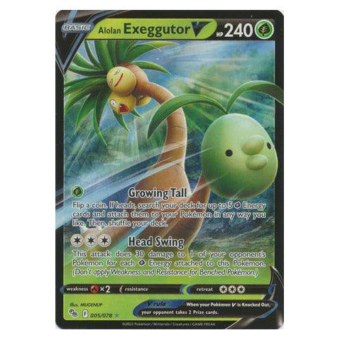 Alolan Exeggutor V : POKEMON GO! - 005/078