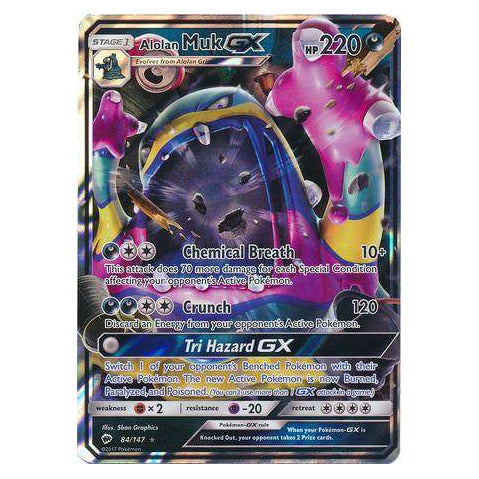 Alolan Muk GX : BURNING SHADOWS - 84/147
