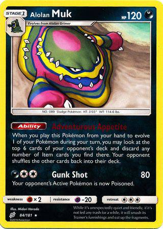 Alolan Muk : TEAM UP - 84/181 - Lockett Labs UK