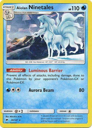 Alolan Ninetales : ALTERNATE PROMO (Holo) - 28/147 - Lockett Labs UK