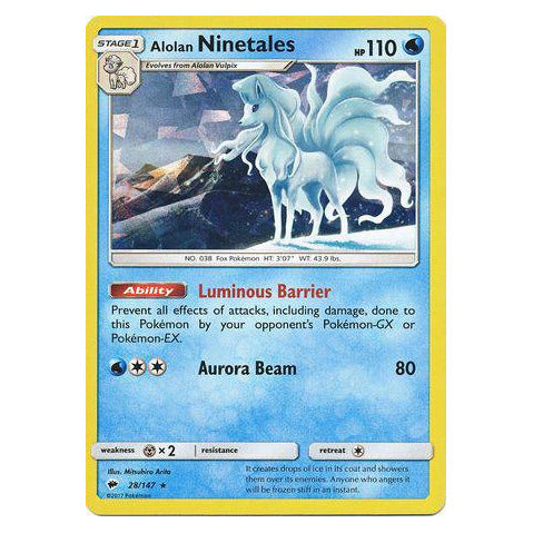 Alolan Ninetales : ALTERNATE PROMO (Holo) - 28/147