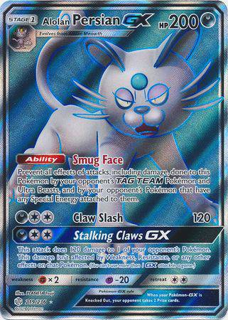 Alolan Persian GX : COSMIC ECLIPSE - 219/236