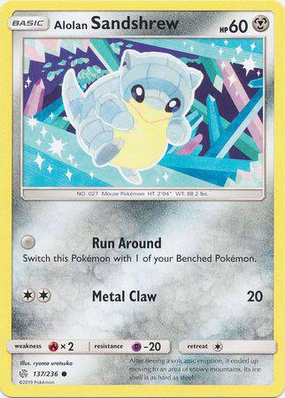 Alolan Sandshrew : COMSIC ECLIPSE - 137/236 - Lockett Labs UK
