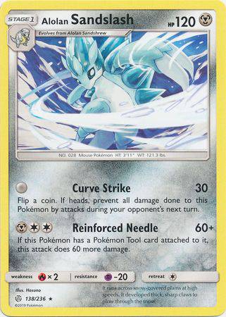 Alolan Sandslash : COSMIC ECLIPSE - 138/236 - Lockett Labs UK