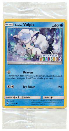 Alolan Vulpix : Build-A-Bear Workshop PROMO (Sealed) - 21/145