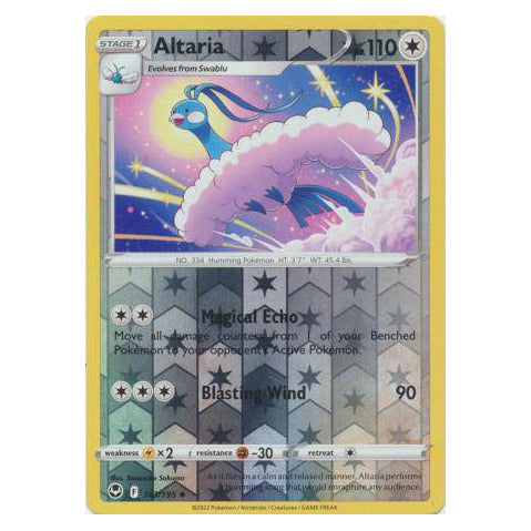 Altaria : SILVER TEMPEST (Reverse holo) - 143/195