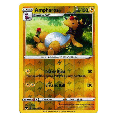 Ampharos : DARKNESS ABLAZE (Reverse holo) - 057/189