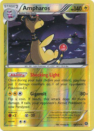 Ampharos : STEAM SIEGE (Reverse holo) - 40/114