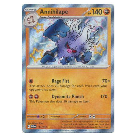 Annihilape : PALDEAN FATES - 171/091