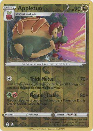 Appletun : EVOLVING SKIES (Reverse holo) - 121/203 - Lockett Labs UK