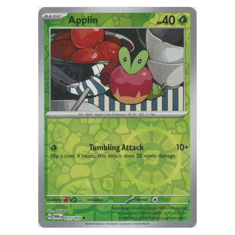 Applin : TWILIGHT MASQUERADE (Reverse holo) - 017/167