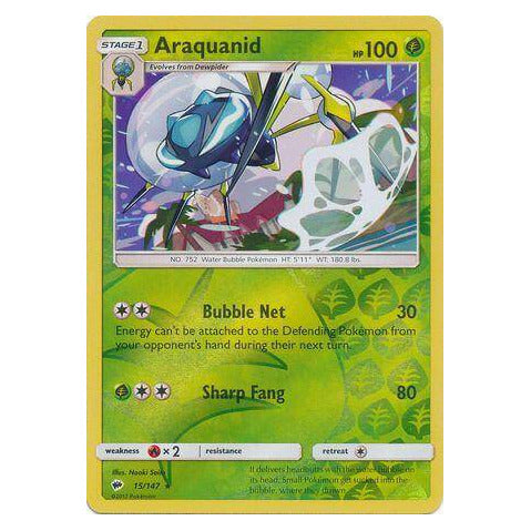 Araquanid : BURNING SHADOWS (Reverse holo) - 15/147