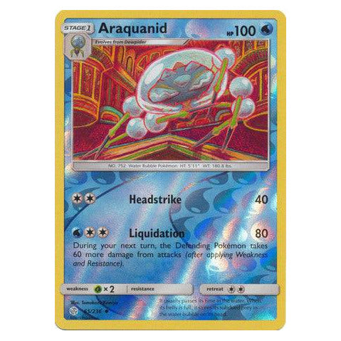 Araquanid : COSMIC ECLIPSE (Reverse holo) - 65/236