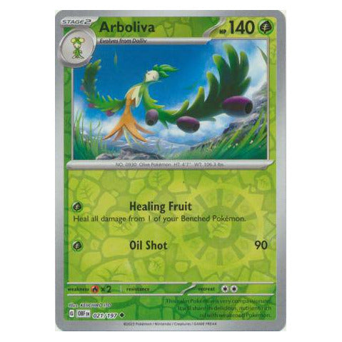 Arboliva : OBSIDIAN FLAMES (Reverse holo) - 021/197