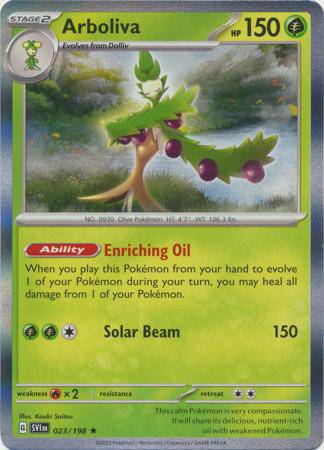 Arboliva : SCARLET & VIOLET BASE (Holo) - 023/198 - Lockett Labs UK
