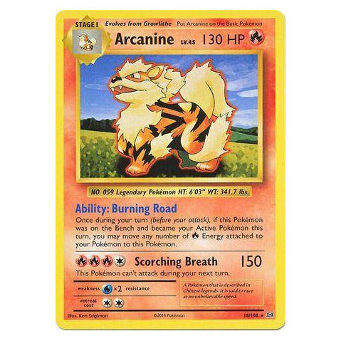 Arcanine : EVOLUTIONS - 18/108