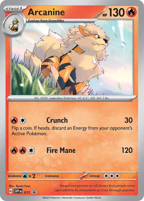 Arcanine : PROMO (Holo) - SVP011