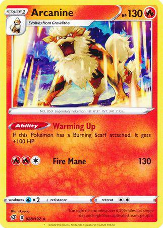 Arcanine : REBEL CLASH - 028/192