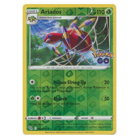 Ariados : POKEMON GO! (Reverse holo) - 007/078