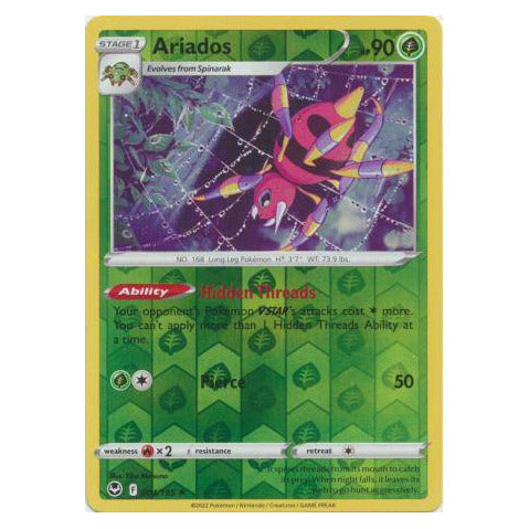 Ariados : SILVER TEMPEST (Reverse holo) - 004/195