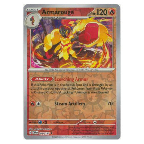 Armarouge : OBSIDIAN FLAMES (Reverse holo) - 044/197