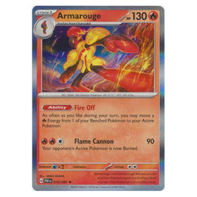 Armarouge : PALDEAN FATES (Holo) - 015/091