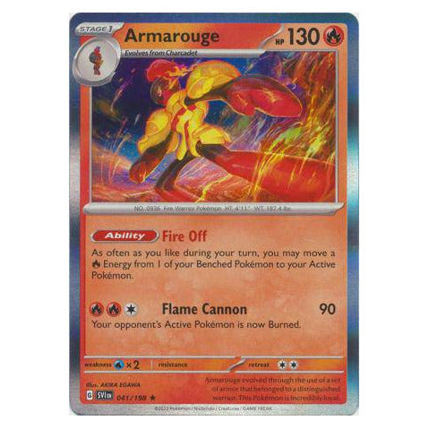 Armarouge : SCARLET & VIOLET BASE (Holo) - 041/198