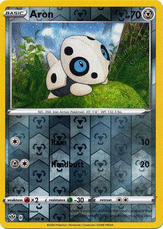 Aron : DARKNESS ABLAZE (Reverse holo) - 121/189 - Lockett Labs UK