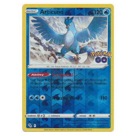 Articuno : POKEMON GO! (Reverse holo) - 024/078