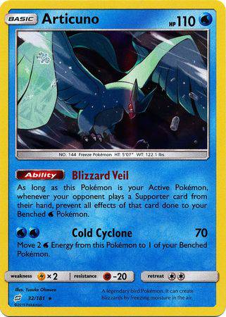 Articuno : TEAM UP (Holo) - 32/181