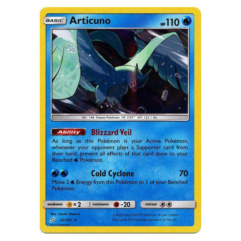 Articuno : TEAM UP (Holo) - 32/181