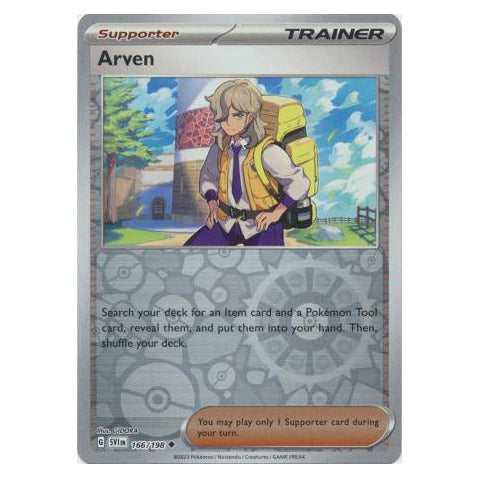 Arven : SCARLET & VIOLET BASE (Reverse holo) - 166/198