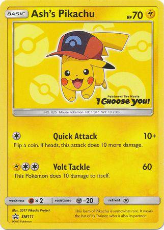 Ash's Pikachu : PROMO - SM111