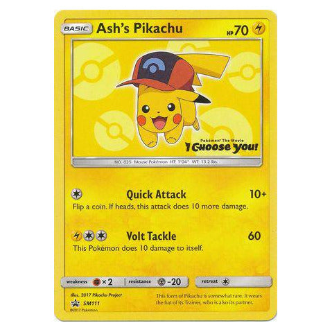 Ash's Pikachu : PROMO - SM111