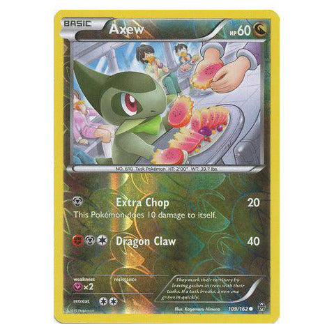 Axew : BREAKTHROUGH (Reverse holo) - 109/162