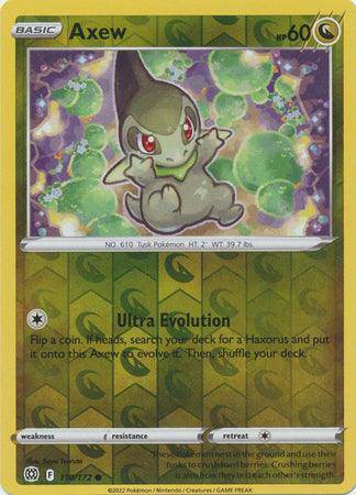Axew : BRILLIANT STARS (Reverse holo) - 110/172 - Lockett Labs UK