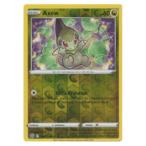 Axew : BRILLIANT STARS (Reverse holo) - 110/172