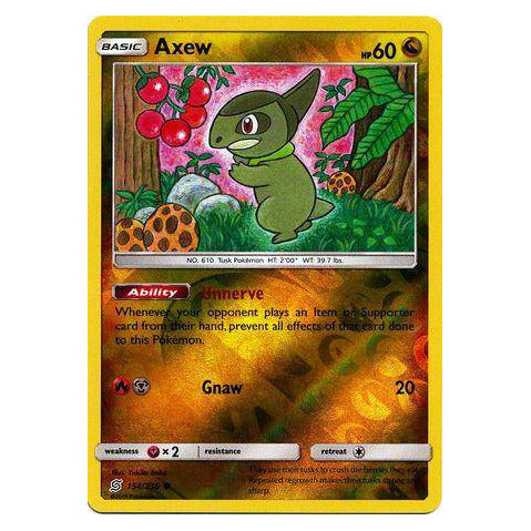 Axew : UNIFIED MINDS (Reverse holo) - 154/236