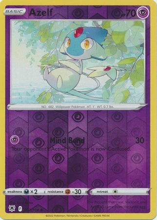 Azelf : ASTRAL RADIANCE (Reverse holo) - 067/189 - Lockett Labs UK