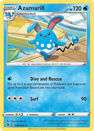 Azumarill : FUSION STRIKE - 059/264 - Lockett Labs UK