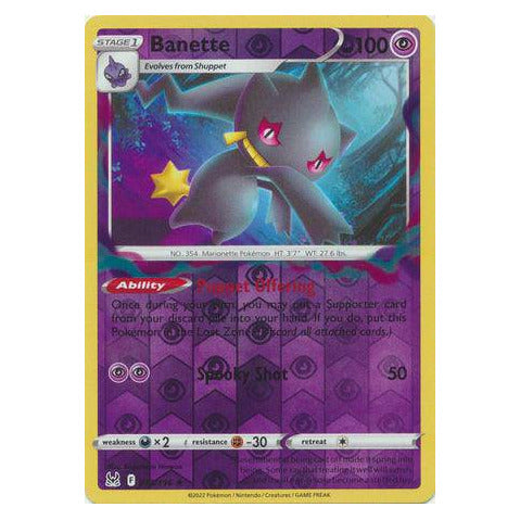 Banette : LOST ORIGIN (Reverse holo) - 073/196
