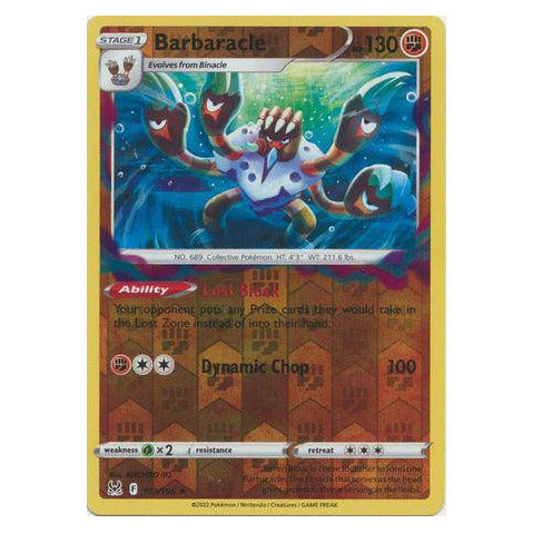 Barbaracle : LOST ORIGIN (Reverse holo) - 107/196