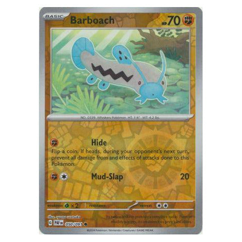 Barboach : PALDEAN FATES (Reverse holo) - 050/091