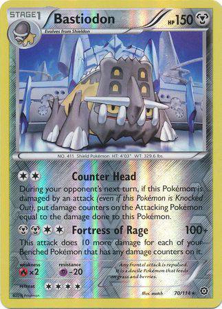 Bastiodon : STEAM SIEGE (Reverse holo) - 70/114 - Lockett Labs UK